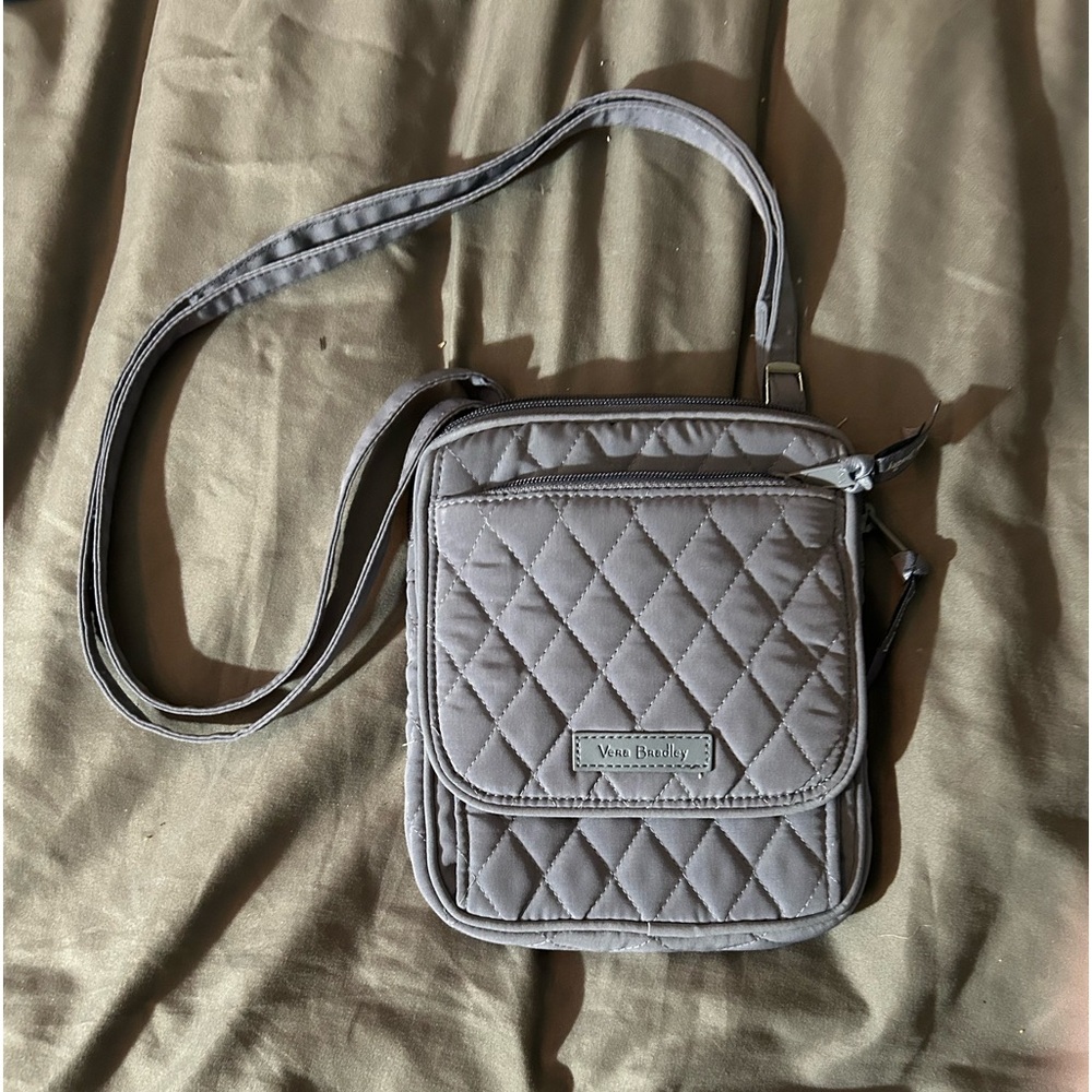 Vera Bradley quilted  RFID mini hipster purse